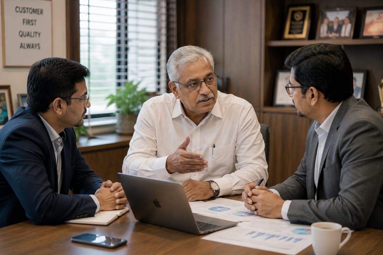 Senior business owner planning succession and next-stage growth